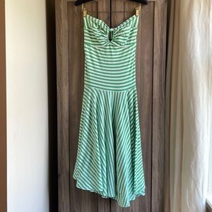 Strapless Keyhole Summer Dress